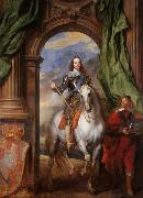 Dyck, Anthony van Charles Iwith Monsieur de St Antoine (mk25) painting